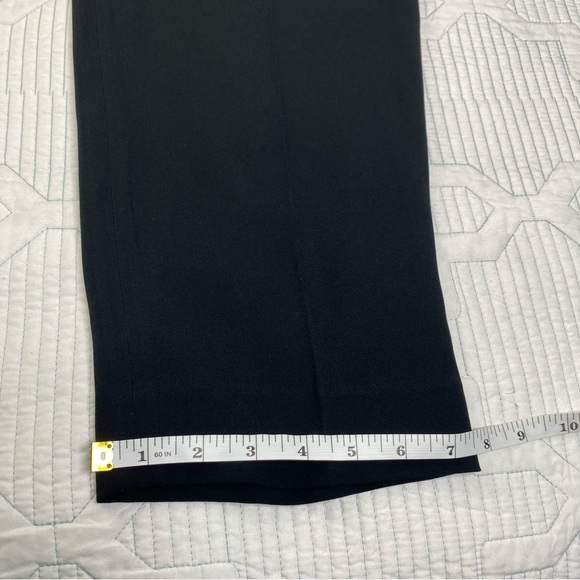 MM Lafleur Stretch Pants Womens Sz 1+ 1X Black Trouser Straight Leg Lightweight - Picture 6 of 12